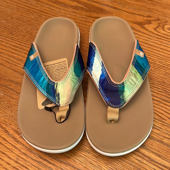 Spenco Yumi Monet Women's Orthotic Thong Sandal Size 9W - Picture 1 of 5